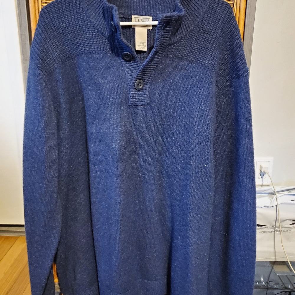 LL Bean shawl pullover